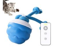 Balle interactive pour chiens - Balle de chasse électrique pour chien - Fournitures de mastication pour chiot - Accessoires d'exercice silencieux pour parc, prairie, plage, jeu