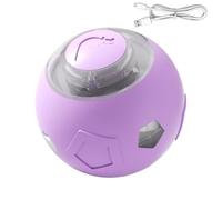 Balle interactive pour chiens en mouvement | Jouet électrique pour chiens et qui bouge | Exercice silencieux avec lumières LED pour animaux de compagnie, jeux pour chiots et enrichissement domestique