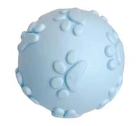 Balle interactive pour chiens - Jouet à mâcher avec son d'empreinte de patte de 6 cm | Balle gonflable pour nettoyage des dents irritantes pour Golden Retriever Corgi | Jouet flottant
