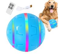 Balle Interactive Pour Chiens, Jouet Canin Automobile Automatique, Jouets Rebondissants pour Chien avec Lumières USB Rechargeable, Jeux Intérieur et Extérieur pour Exercice, Enrichissement et Anti-Enn