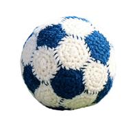 Balle interactive silencieuse à mâcher en corde de coton faite à la main 10 | Le design rond de football protège les meubles des rayures, soutient la santé à travers, convient aux petits chatons