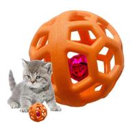 Balle jouet avec cloche, boule de cloche pour animaux de compagnie de | Jouet balle TPE interactif résistant aux morsures pour cha