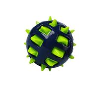 Balle jouet pour chiens de grande taille - Vert violet 1 | Design texturé rigide à mâcher, jeux de poursuite roulants, facile à nettoyer pour une utilisation quotidienne