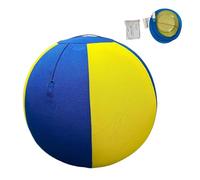 Balle Jouet Pour Élevage D'animaux Domestiques - Ballon Gonflable 45 X 45 X 45Cm, Pompe À Poignée De Transport, Unité De Jouet D'entraînement | Activité D'enrichissement Des Animaux Ennuyés, Exercice