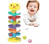Balle Jouet Tour en Rampe à Balle tourbillonnante, Jouets Mignons Balle pour Les Tout-Petits, Spiral Tower Circuit Billes pour Bébé