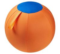 Balle Jumbo apaisante pour chiens - Durable et résistante aux déchirures - Grande balle gonflable robuste pour jouer - Jouet d'exercice avec poignée robuste et pompe amusante - Pour chien de troupeau