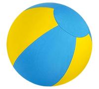 Balle Jumbo apaisante pour chiens - Durable et résistante aux déchirures - Grande balle gonflable robuste pour jouer - Jouet d'exercice avec poignée robuste et pompe amusante - Pour chien de troupeau