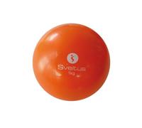Balle lestée de fitness SVELTUS 1 kg - pour travail du haut du corps - orange mixte adulte