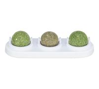 Balle matatabi avec support herbe Trixie (x3) Vert TU