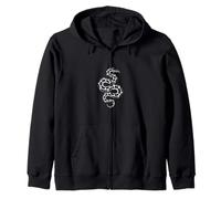 Balle Minimaliste Python Dad Snake Art Sweat à Capuche
