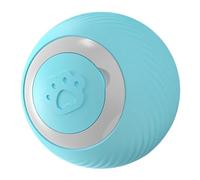 Balle mobile automatique pour chat, balle interactive pour chat - Jouets interactifs lumineux rechargeables USB pour chats - Jouets intelligents de chat de roulement de Silicone pour des chats d'intér
