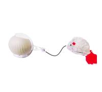 Balle Mobile Automatique pour Chat, Boule roulante Interactive pour Chat - Balle Mobile de Jouet électrique interactif,Jouets intelligents pour Chat avec lumières LED, Balle de Chat taquine