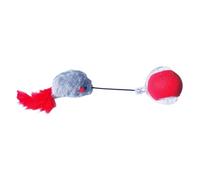 Balle Mobile Automatique pour Chat, Jouets Électriques Interactifs À Bille Roulante, Jouets Intelligents pour Chat avec Lumières LED, Balle Taquine Intelligente Rechargeable pour Chatons