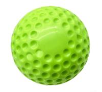 Balle molle alvéolée en polyuréthane pour baseball pour machines à lancer soutenant le développement ciblé de la mécanique au bâton (22,9 cm vert fluo)