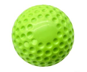 Balle molle alvéolée en polyuréthane pour baseball pour machines à lancer soutenant le développement ciblé de la mécanique au bâton (22,9 cm vert fluo)