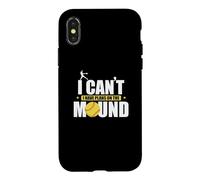 Balle Molle « I Can't I Have Plans on The Mound » Coque pour iPhone X/XS
