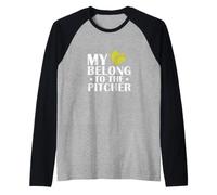 Balle Molle My Heart Belongs to The Pitcher Manche Raglan