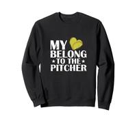 Balle Molle My Heart Belongs to The Pitcher Sweatshirt
