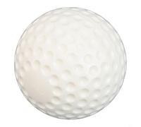 Balle molle pour la pratique de frappe, 22,9 ou 30,5 cm, design alvéolé pour la performance (30,5 cm, blanc)