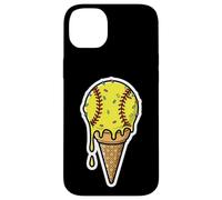 Balle Molle Soft Serve Ice Cream Ball Fondant Joueur Amoureux Amusant Coque pour iPhone 14 Plus