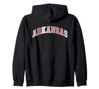 Balle Molle Vintage Arkansas State Pride Collegiate Baseball Sweat à Capuche