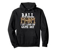 balle mom I get loud on game day softball Sweat à Capuche