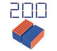Balle Nerf, 200 Pièces Fléchette Nerf 7,2cm, Mousse Recharge de Fléchettes | Jouet Bullets Refill Darts Foam Convient para Nerf Series Blasters (Bleu)