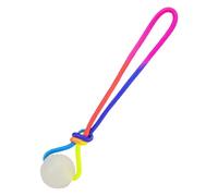 Balle phosphorescente pour chien - Balle à mâcher durable en corde pour petits et grands chiens - Balles rebondissantes interactives pour jouer la nuit - Jouet enrichissant pour l'agression K
