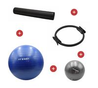 Balle pilates avec accessoires Fit & Rack Bleu TU