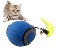 Balle pour chat avec mouvement automatique : jouet intelligent pour chat, balle interactive pour chat avec roulement automatique, cloche intégrée, jouet de balle pour chaton lent