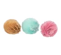 lot 3 balles peluche pour chat - Trixie - TR-4123-x3 G