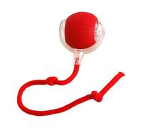 Balle pour chat - Jouet pour chat à déplacement automatique | Jouet électrique interactif pour chat | Balle roulante pour chat, pour l'intérieur, le jeu, le petit chat, le grand chat (rouge)