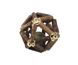 Balle pour chat matatabi et catnip Nobby Pet Marron 8 cm