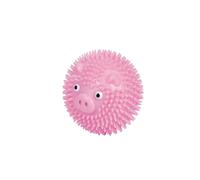 Balle pour chien à picots cochon en TPR Nobby Pet Rose 6,5 cm