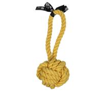 Balle pour chien avec boucle Ebi Are you knots Jaune 20x6x6 cm