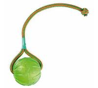 Balle pour chien avec corde Difac Everlasting Fun Vert 9 cm