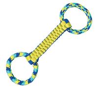 Balle pour chien avec corde Zeus K9XL Ballistic Tugger Bleu 44x15x4,5 cm