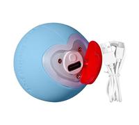 Balle pour chien - Balle auto-rebondissante intelligente en forme de cœur pour jeu intérieur/extérieur | Jouet interactif activé par le mouvement rechargeable par USB pour chiots et chiens adultes
