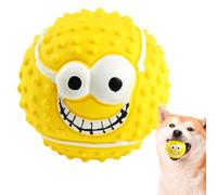 Balle pour chien - Balles à mâcher amusantes, balles rebondissantes - Jouet en latex - Un jouet au design unique avec une expérience de mastication durable et un jouet qui développe le pétition des