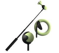 Balle pour chien - Bâton de lancer de balle de tennis - Jouet interactif pour l'entraînement amusant avec une poignée antidérapante pour une utilisation sûre - Lancer durable en forme de bâton