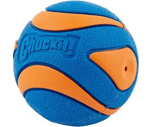 Balle pour chien Chuckit Ultra Squeaker Bleu 6,5x9x11,5 cm
