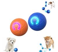 Balle pour chien Duraspins, 2025 Nouvelle balle Dura Spin, balles pour chien qui bougent toutes seules, jouets roulants automatiques activés par le mouvement pour petits et moyens animaux (2pcs)