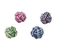 Balle pour chien en coton Ebi Multicolore 15x15x15 cm