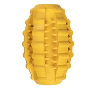 Balle pour chien et chat Duvoplus Griplay Rugby Jaune 13x9x9 cm