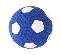Balle pour chien incassable qui couine - Balle incassable pour chien - Ballon de football dur pour chiot qui rebondit pas lorsque vous jouez - Boule de football qui ne mordra pas - Dents propres pour