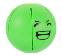 Balle pour Chien Interactive en Plastique, Verte, pour Entraînement | Forme Sphérique, Résistante à L’usure, pour Chiot et Chien, Jeu de Dentition, Usage Intérieur