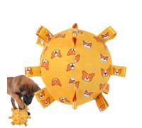 Balle pour chien - Jouet pour chat | Balle couineuse pour chien | Jouet interactif pour chien | Balle de football pour chien | Jouets à mâcher pour chien avec sangles | Jouets interactifs pour chiens