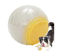 Balle pour chien qui brille dans le noir - Jouet interactif en caoutchouc avec couineur | Balles Interactives pour Chien - pour Dressage, Voyage, Plage, Piscine, Parc, Jardin, Maison, Intérieur et Ext