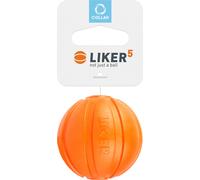 Balle pour chiens, ultra-légère, inoffensive, flotte sur l'eau, train de jeu pour chiens, dressage de chiens, lien entre le chien et l'homme, orange, 5 cm