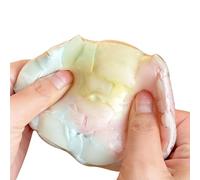 Balle Pression - 6cm Boule Sensorielle Craquante | Squisĥy Relaxation Reboņd Doux | Gadget Main Apaisant Anti Stress | Texture Fissurée Jouet Sensoriel Énfants Adultes